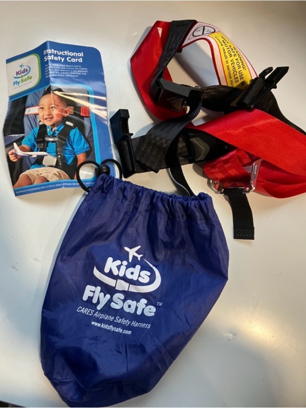 Child Airplane Safety Harness - Red